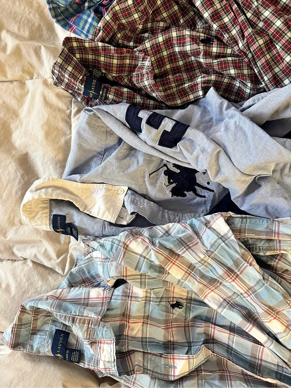 Ralph Lauren Kids Plaid Button-Down Shirt Lot